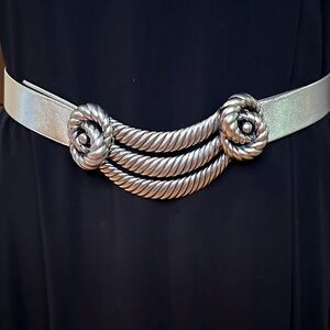 Mimi Di N Silver Belt 34”Long